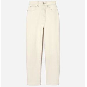 Everlane High-Rise Jeans in Ivory